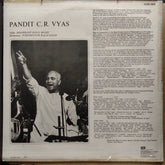 Pandit C. R. Vyas  - Raga Shivmat-Bhairav, Raga Poorvi (Vinyl)